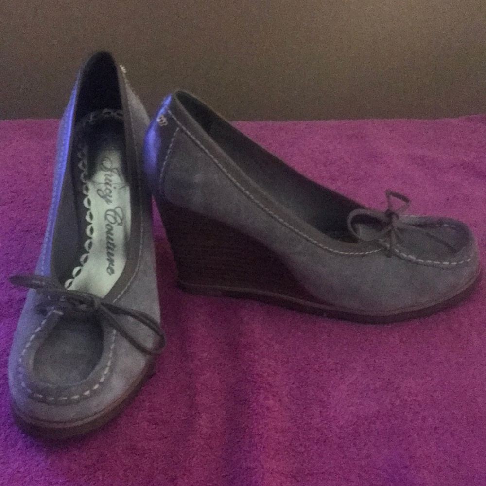 Juicy couture wedge shoes